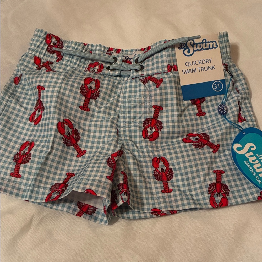 NWT Toddler Boy Lobster Swim Trunks